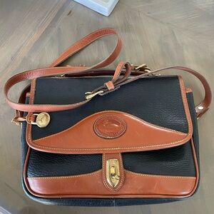 Dooney & Bourke Brown Leather Crossbody Bag